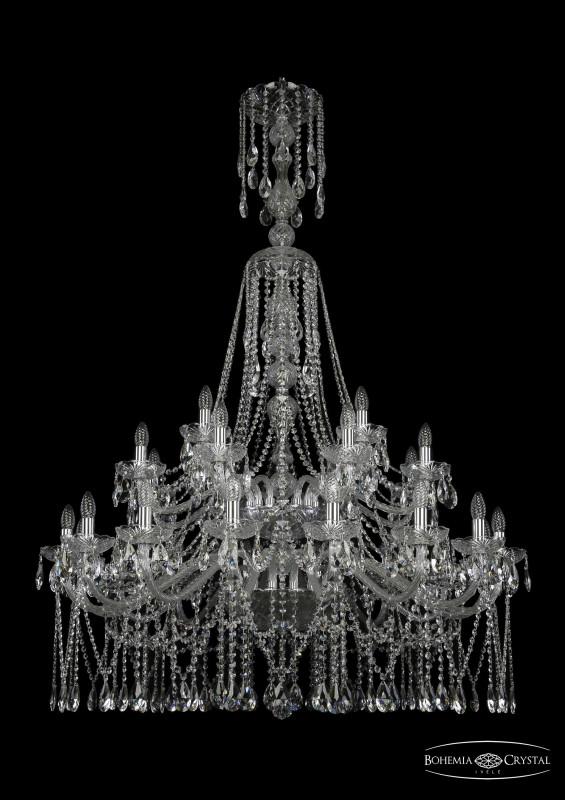

Подвесная люстра Bohemia Ivele Crystal 1413/16+8+4/400/XL-163/2d/Ni