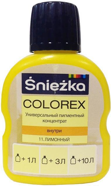 

Колеровочный пигмент Sniezka Colorex 11 100мл лимонный