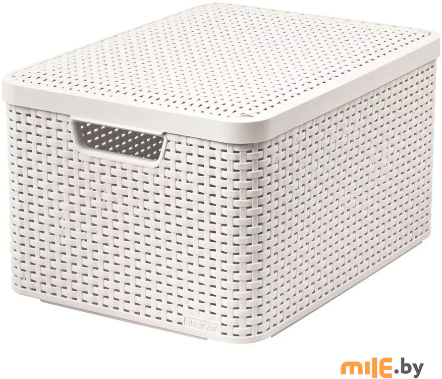 

Корзина для хранения Curver Корзина Style L 03619-885-00 кремовый [205862], Корзина Curver Корзина Style L 03619-885-00 205862 кремовый