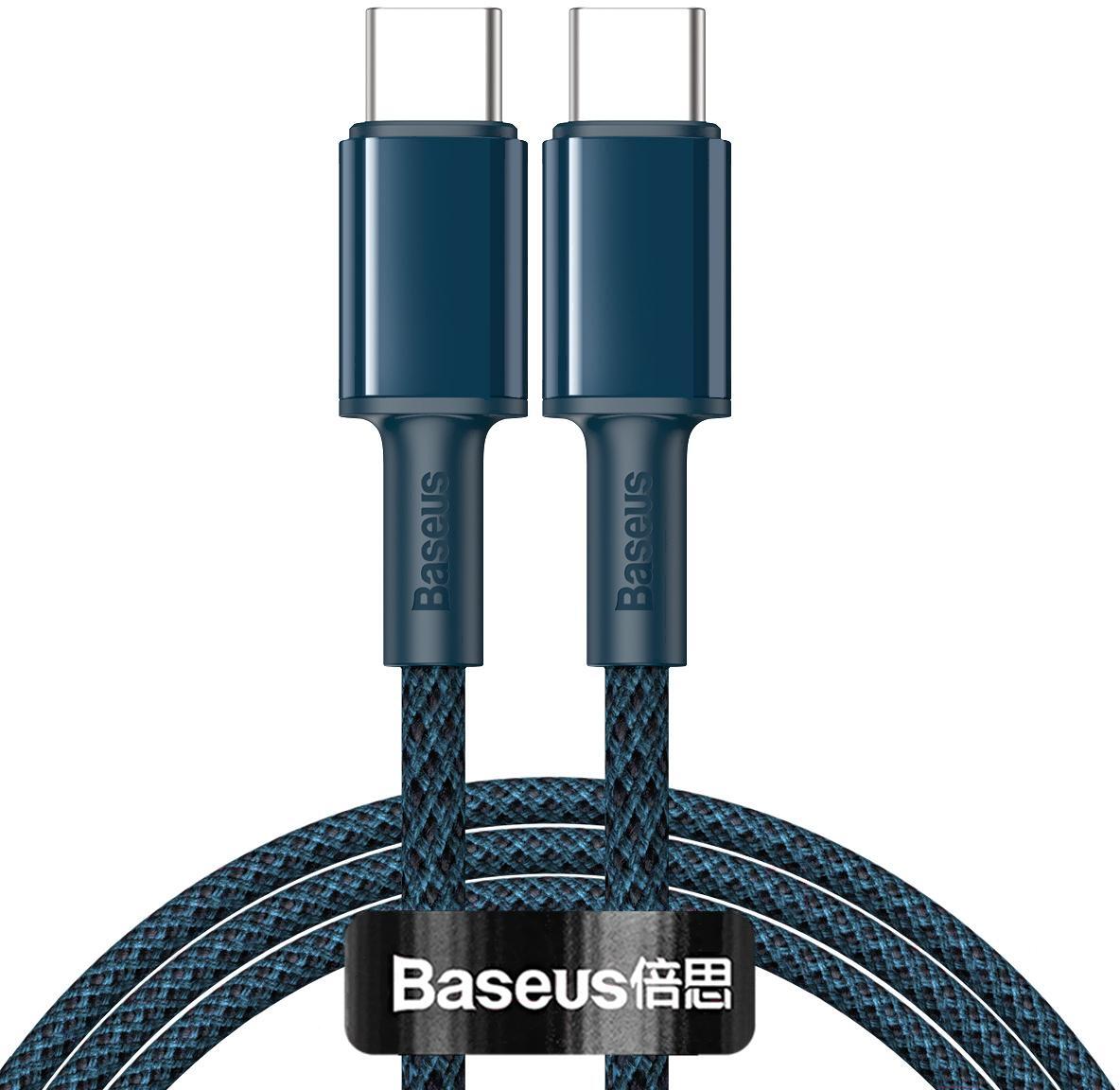 

Кабель Baseus CATGD-03 High Density Braided Fast Charging Data Cable Type-C to Type-C 100W 1m Blue (Baseus High Density Braided Fast Charging Data Cable Type-C to Type-C 100W 1m Blue (CATGD-03))