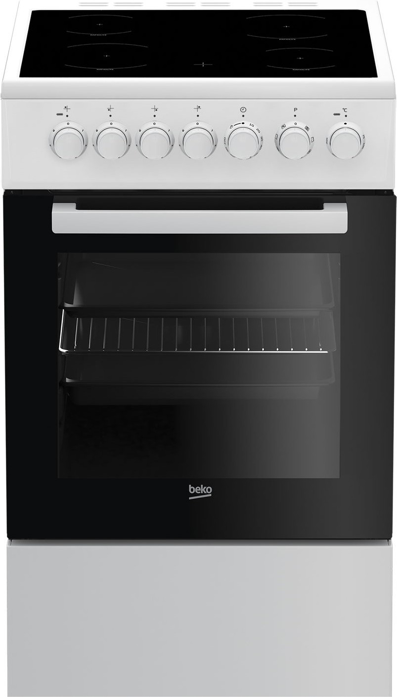 

Кухонная плита BEKO FSM57100GW [7786988606], Плита электрическая BEKO FSM57100GW