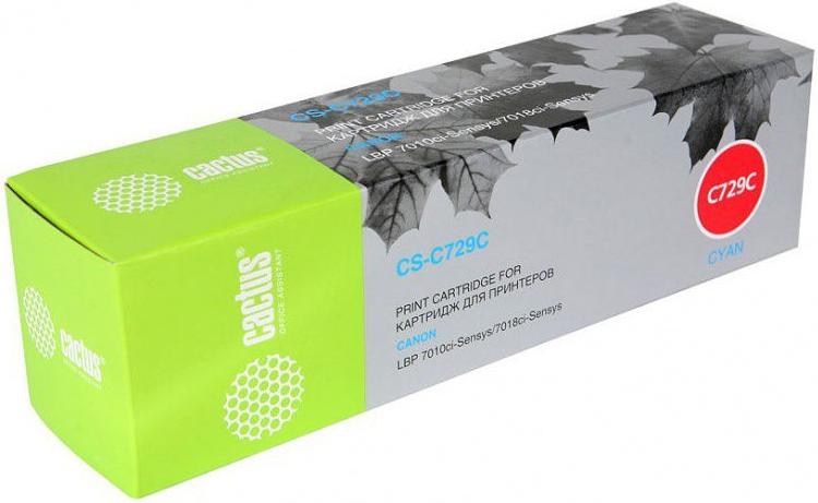 

Картридж CACTUS CS-C729C, CS-C729C