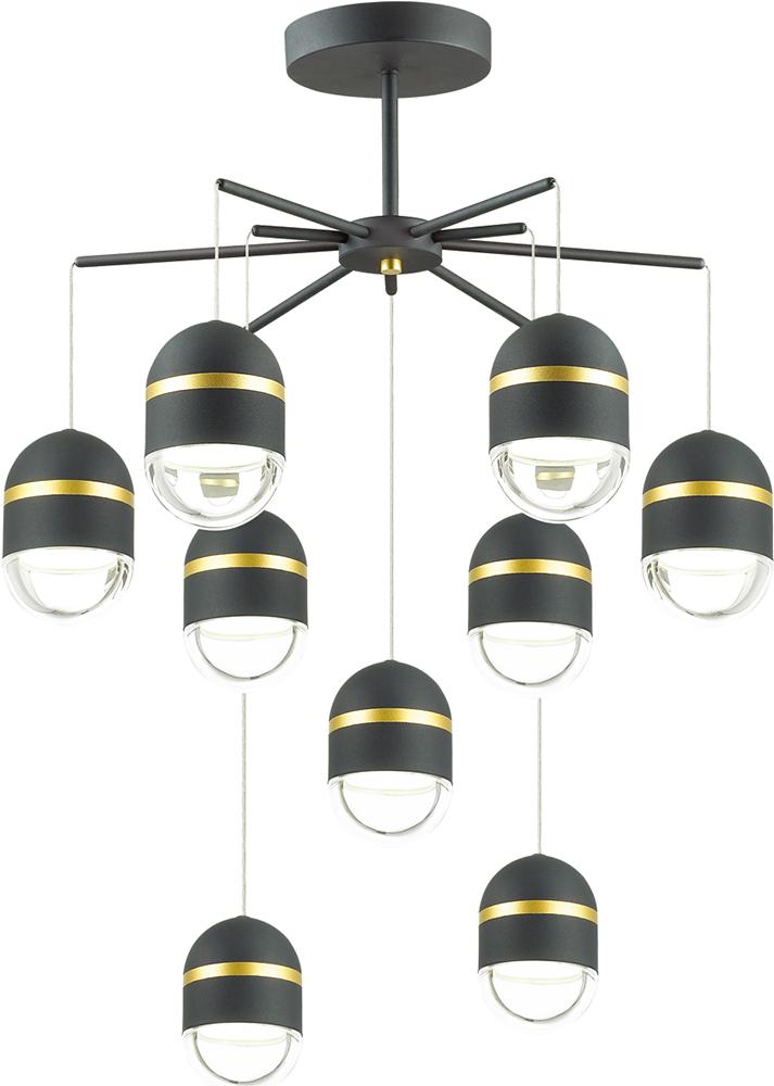 

Odeon Light 4118/45CL черный/золото Люстра LED 45W MINION, 4118/45CL черный/золото Люстра LED 45W MINION
