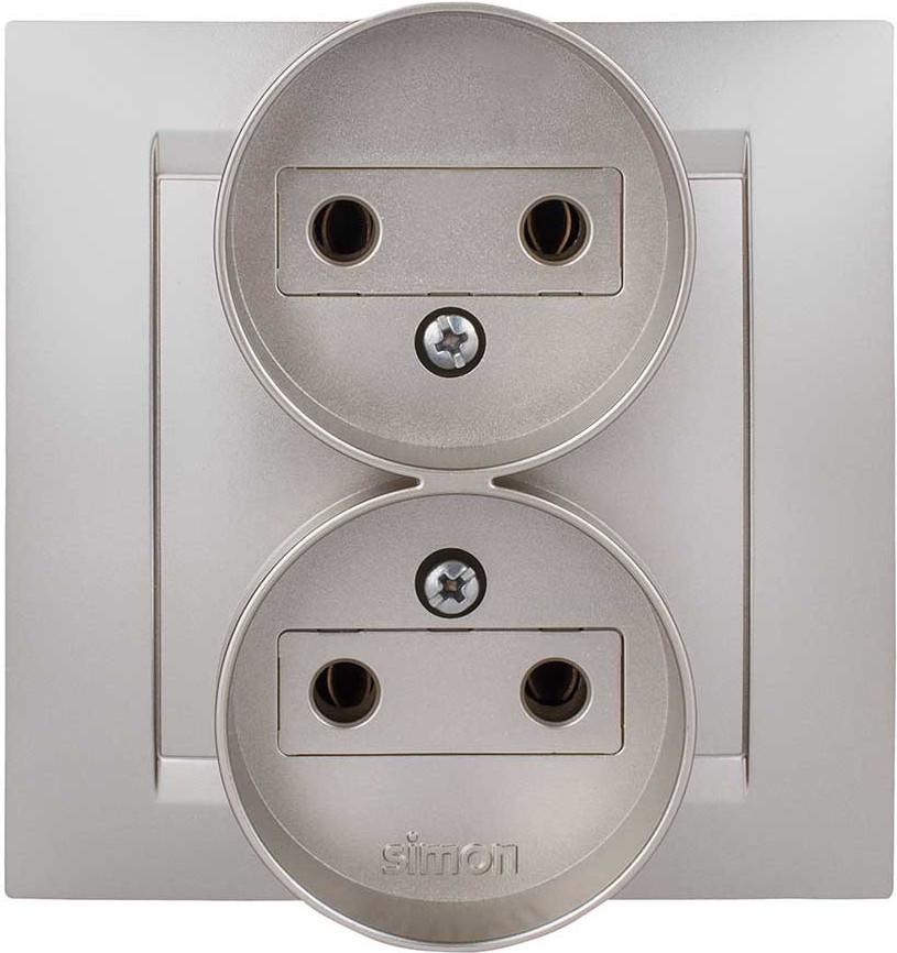 

Розетка Simon 1590457-034 шампань