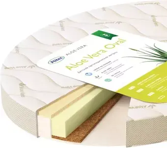 

Детский матрас Плитекс Aloe Vera Oval АВ-18/4, Матрас Плитекс Aloe Vera Oval 125х75 АВ-18/4