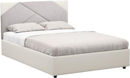 

Кровать Moon Trade Manisa 1226 140 x 200 велюр/экокожа серый/белый [К002734], Manisa 1226 140 x 200 велюр/экокожа