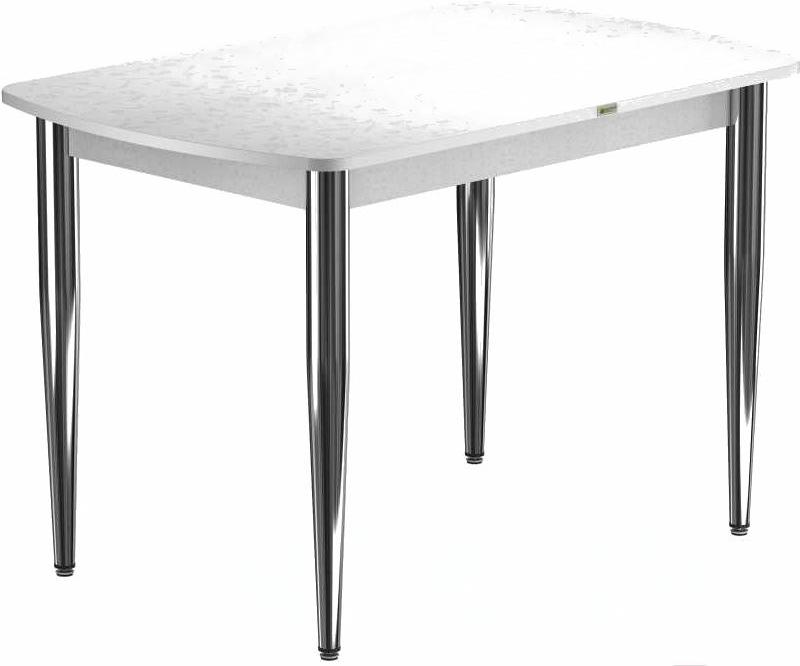 

Стол обеденный Васанти плюс БРП 100x60/3К/ОБ хром/белый, БРП 100x60/3К/ОБ