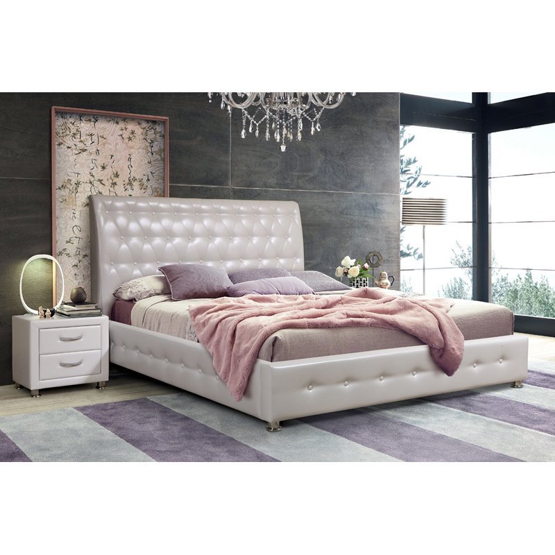 

Кровать ГрандМанар Карина КА-006.03 160x200 Unica palha/Brown, Карина КА-006.03 160x200