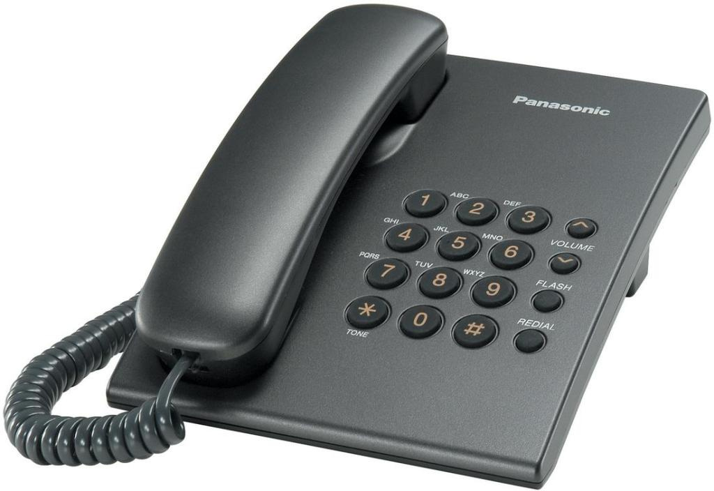 

Проводной телефон Panasonic KX-TS2350RUT (титановый), Проводной телефон Panasonic KX-TS2350RUT титановый