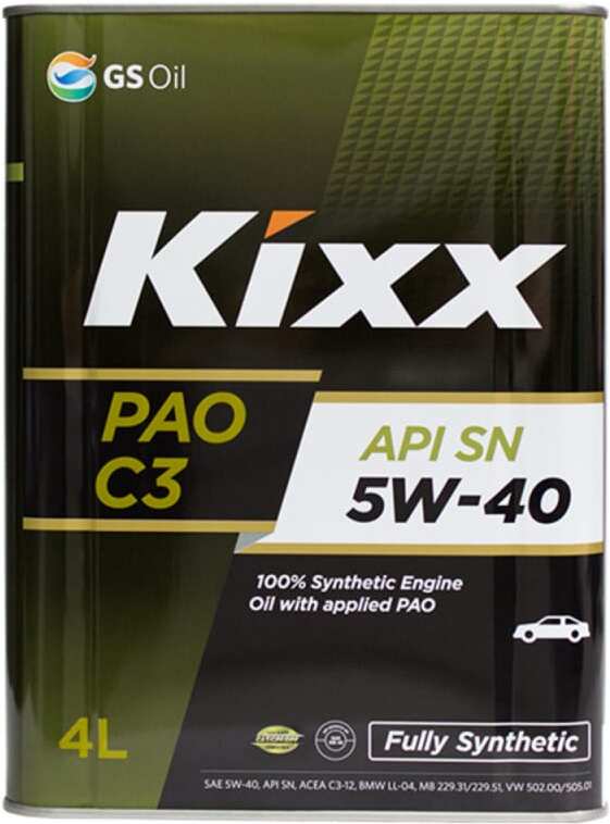 

Моторное масло Kixx Pao SN/CF 5W40 4л [L209244TE1], Моторное масло Kixx Pao SN/CF 5W40 4л L209244TE1