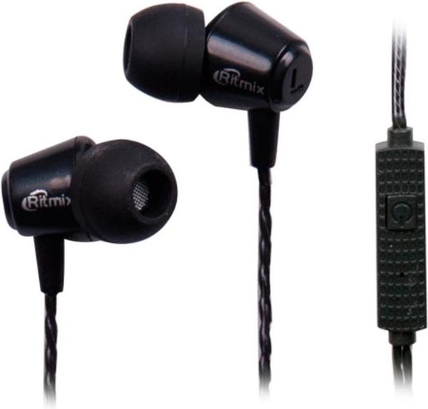 

Наушники с микрофоном Ritmix RH-120M (черный)