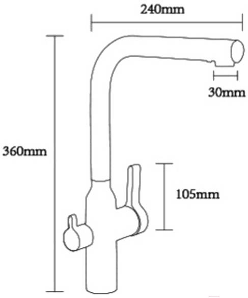 

Смеситель Gappo G4399-4, G4399-4