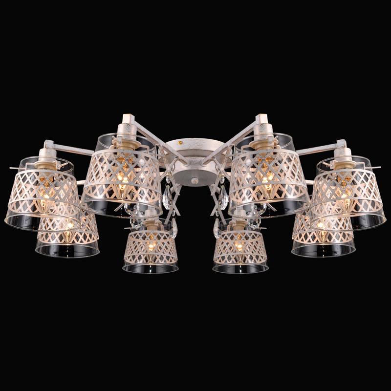 

Накладная люстра Natali Kovaltseva Люстра 8 x E14, 40W, [Lyon 75084-8C IVORY GOLD], Люстра 8 x E14, 40W,