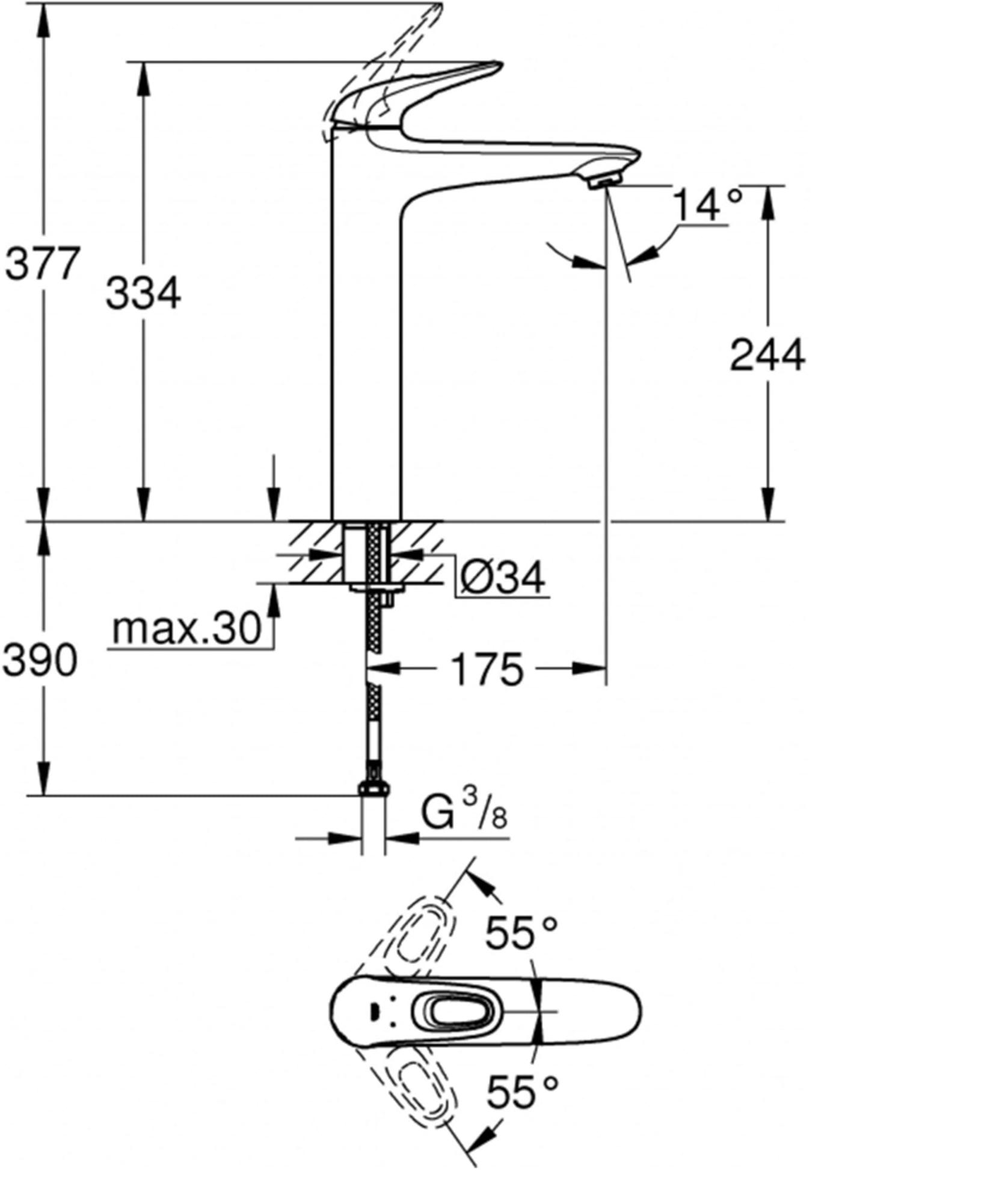 

Смеситель Grohe Eurostyle 23570003, Eurostyle