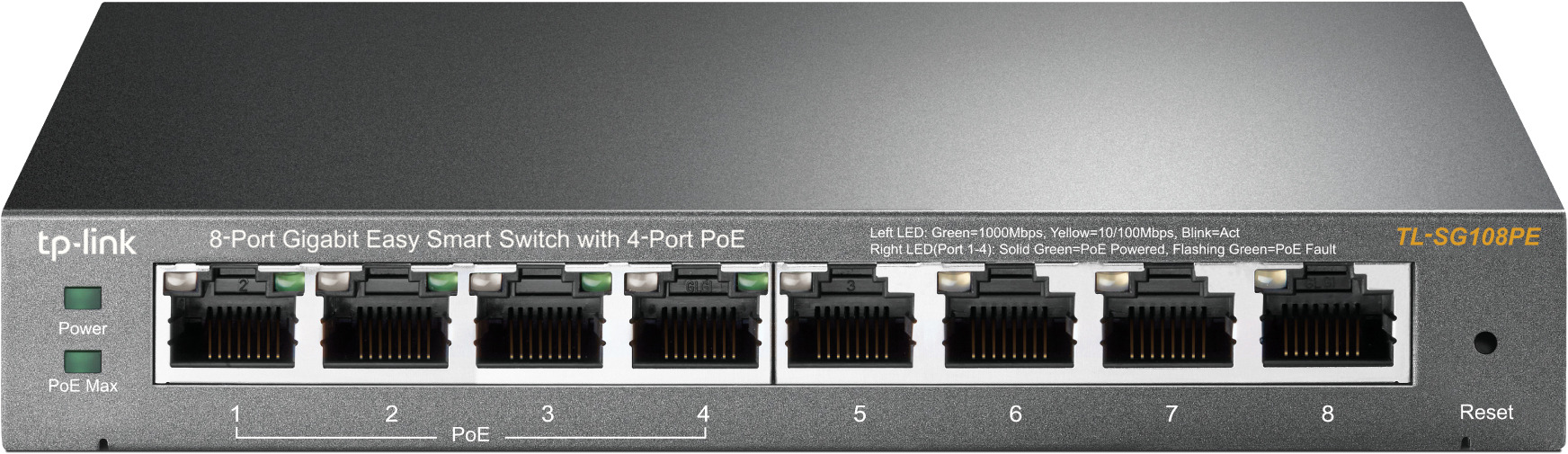 

Коммутатор TP-Link TL-SG108PE