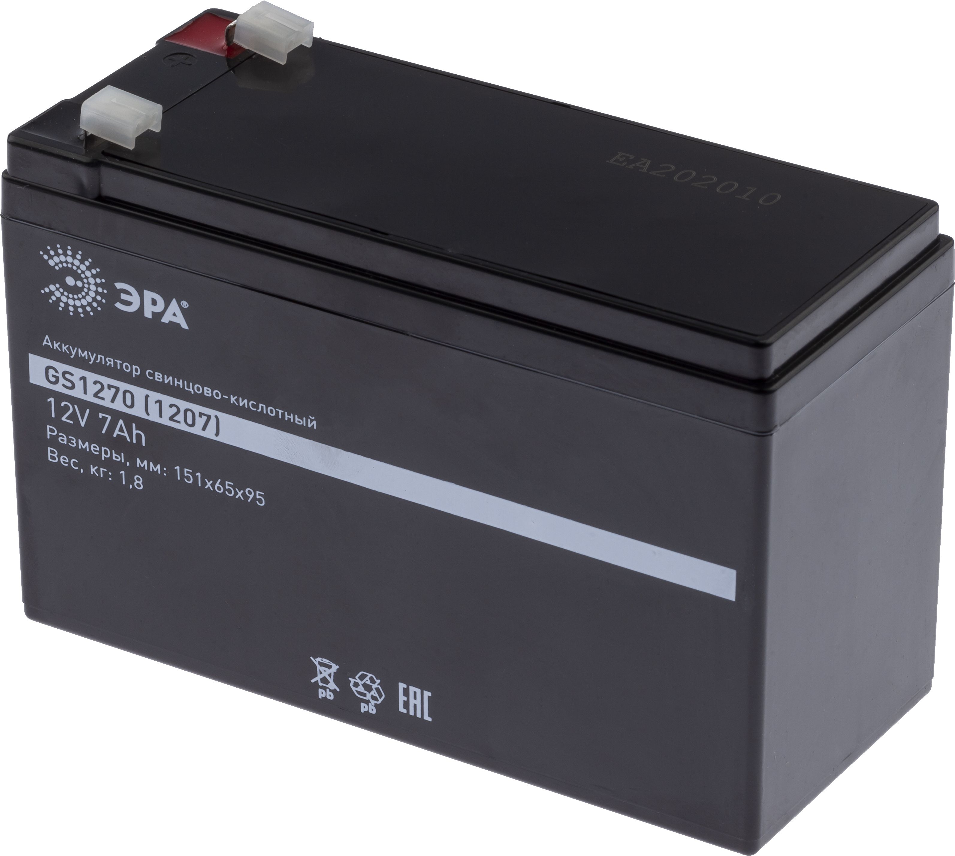 

Аккумулятор для ИБП ЭРА GS1270/1207