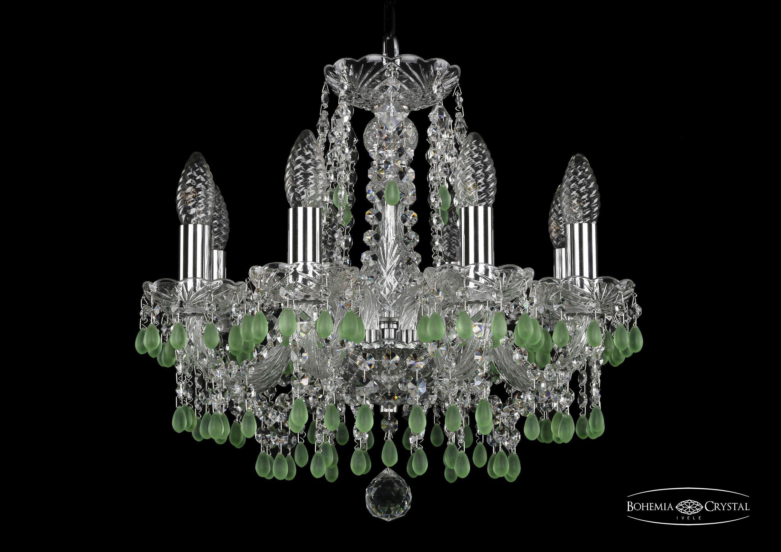 

Подвесная люстра Bohemia Ivele Crystal 1410/8/141/Ni/V5001