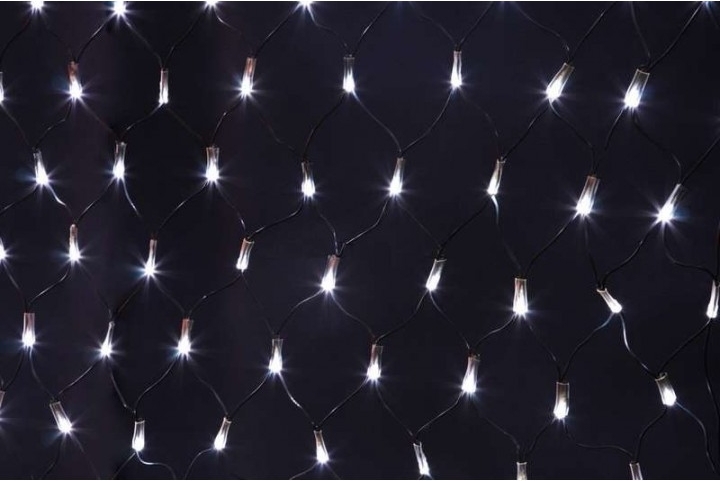 

Новогодняя гирлянда Neon-night Сеть 2.5x2.5m 432 LED White [215-031], Гирлянда - сеть светодиодная 2,5 х2,5м, свечение с динамикой, черный провод, белые диоды NEON-NIGHT