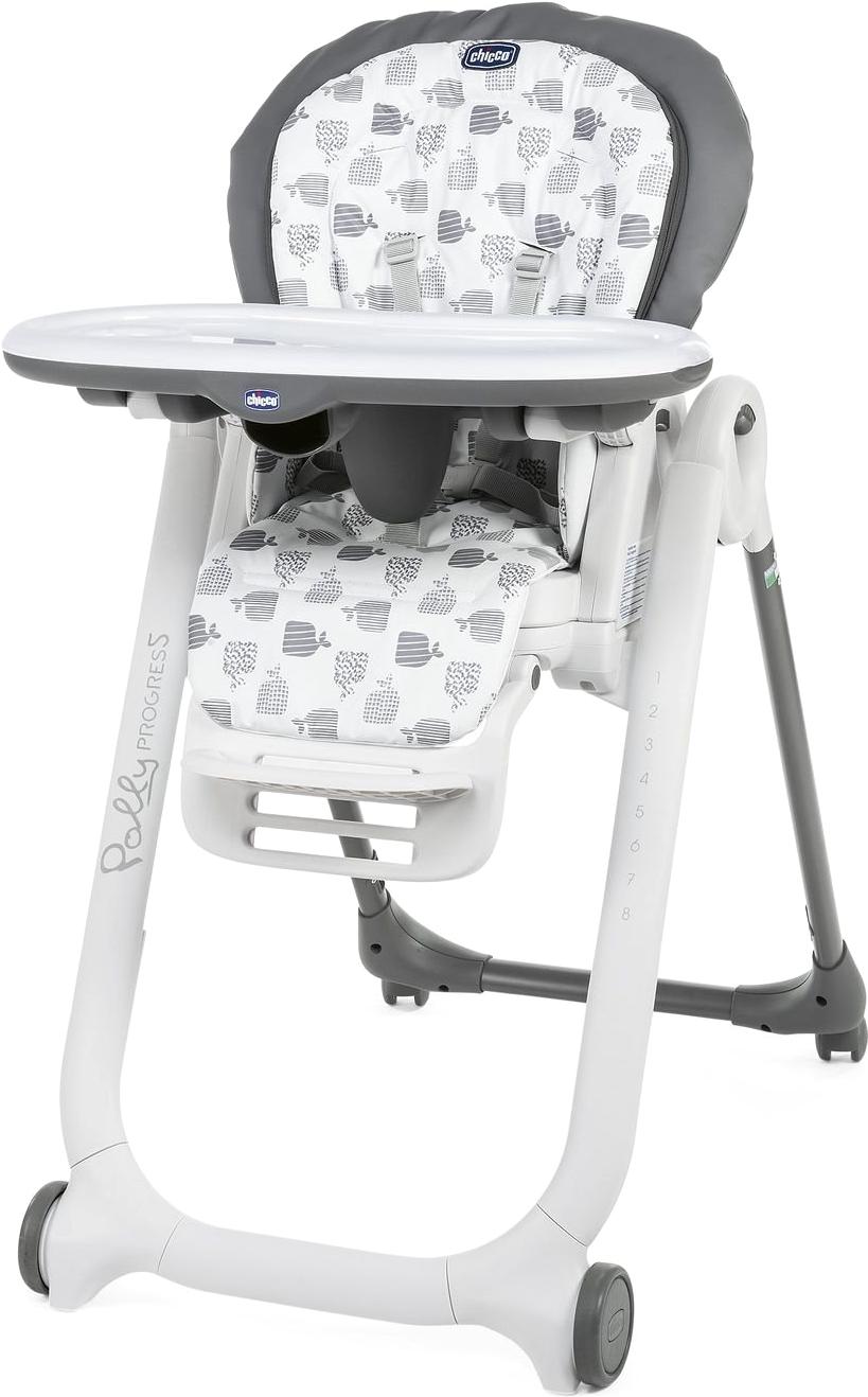 

Стульчик для кормления Chicco Polly Progres5 340728496 серый [07079336470000], Polly Progres5 340728496