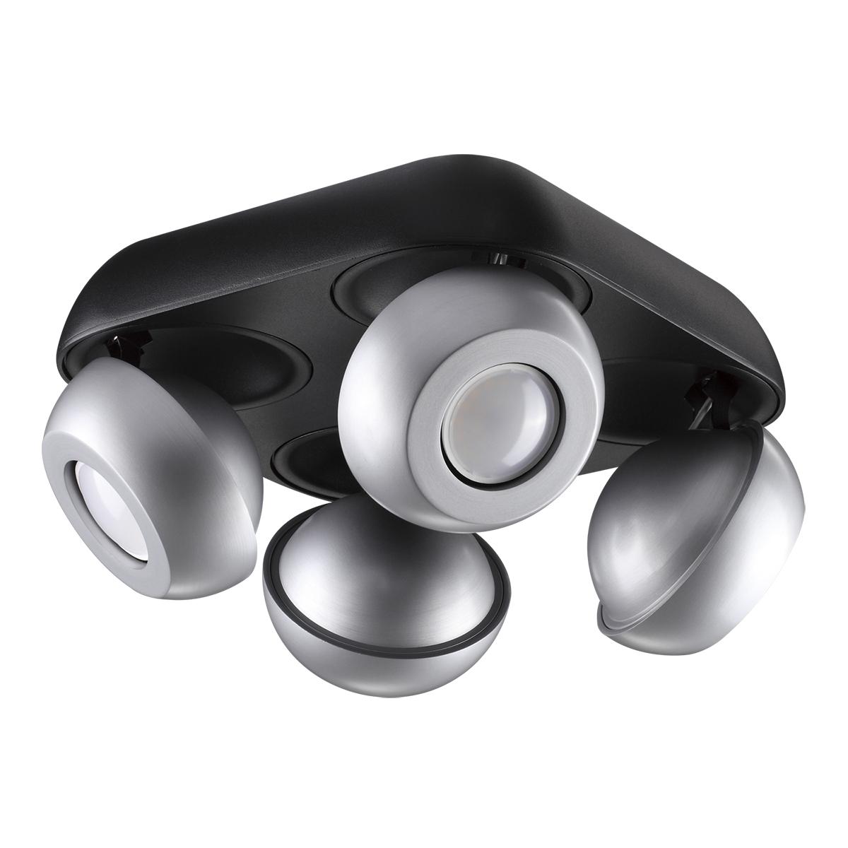 

Спот Odeon Light 3492/4C ODL18 099 черный с серебристым Потолочный светильник GU10 4*50W 220V NERARGO, 3492/4C ODL18 099 черный с серебристым Потолочный светильник GU10 4*50W 220V NERARGO