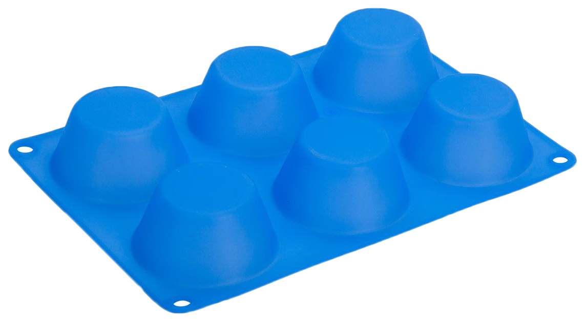 

Форма для выпечки Regent Silicone One 93-SI-FO-111 для кексов 6 ячеек, Silicone One 93-SI-FO-111 для кексов 6 ячеек