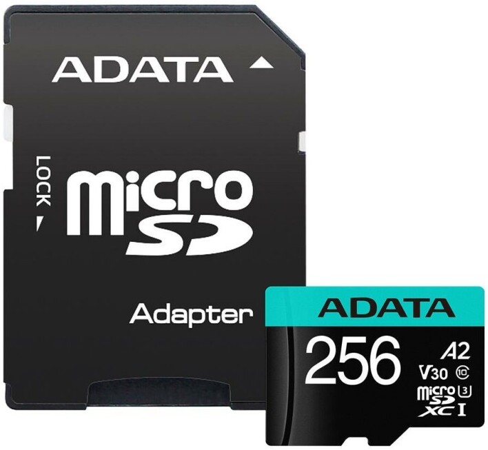 

Карта памяти A-Data MICRO SDXC 256GB W/AD [AUSDX256GUI3V30SA2-RA1], Карта памяти A-Data MICRO SDXC 256GB W/AD AUSDX256GUI3V30SA2-RA1