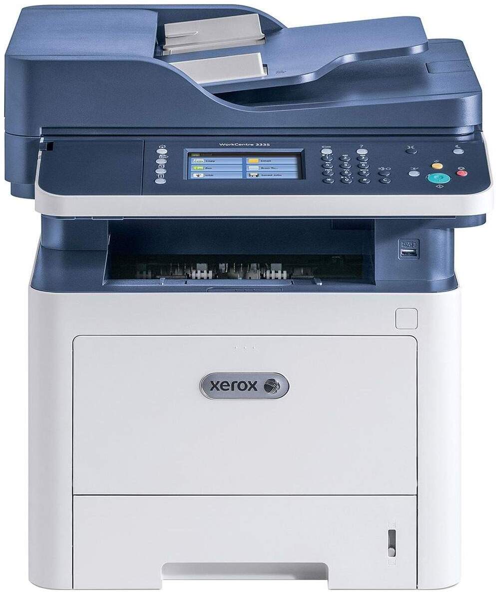 

МФУ Xerox WorkCentre 3335, МФУ лазерный Xerox WorkCentre WC3335DNI (3335V_DNI) белый/синий