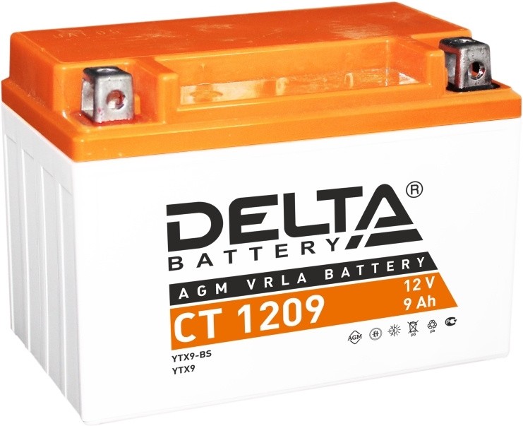 

Мотоциклетный аккумулятор Delta CT 1209
