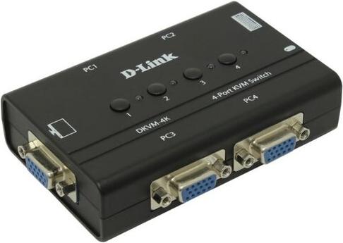 

KVM-переключатель D-Link DKVM-4K/B2B, KVM переключатель D-Link DKVM-4K/B2B