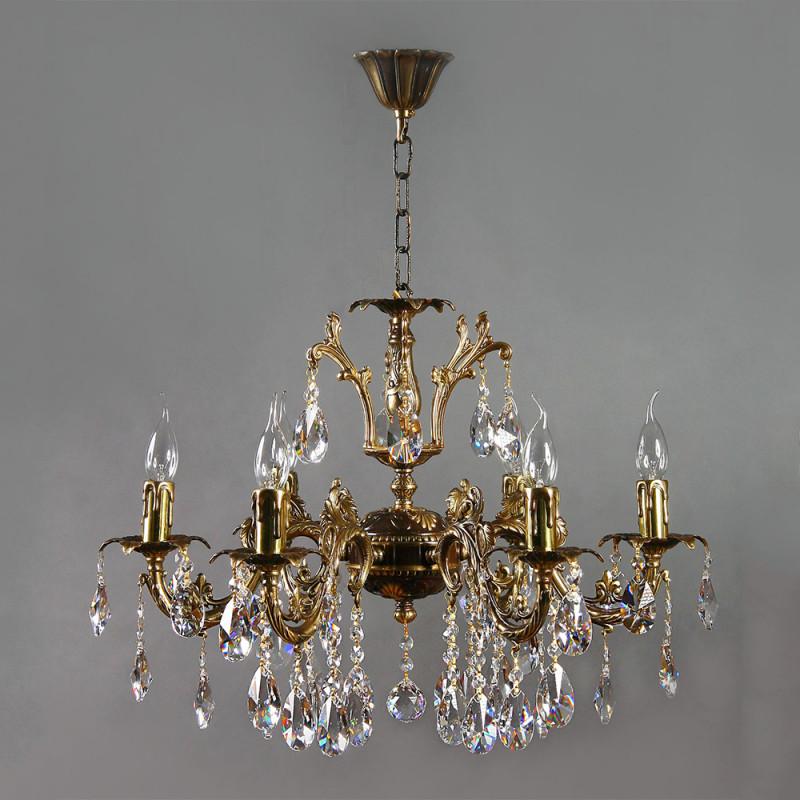 

AMBIENTE by BRIZZI 2118/6 PB Tear drop [2118/6 PB Tear Drop], Подвесная люстра AMBIENTE by BRIZZI 2118/6 PB Tear drop