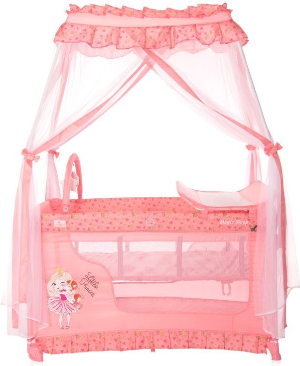 

Манеж-кровать Lorelli Magic Sleep Princess Pink (10080482170)