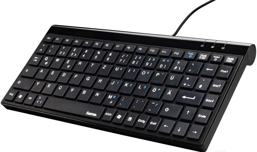 

Клавиатура Hama SL720 Slim (R1050449) черный, Клавиатура Hama Slimline Mini
