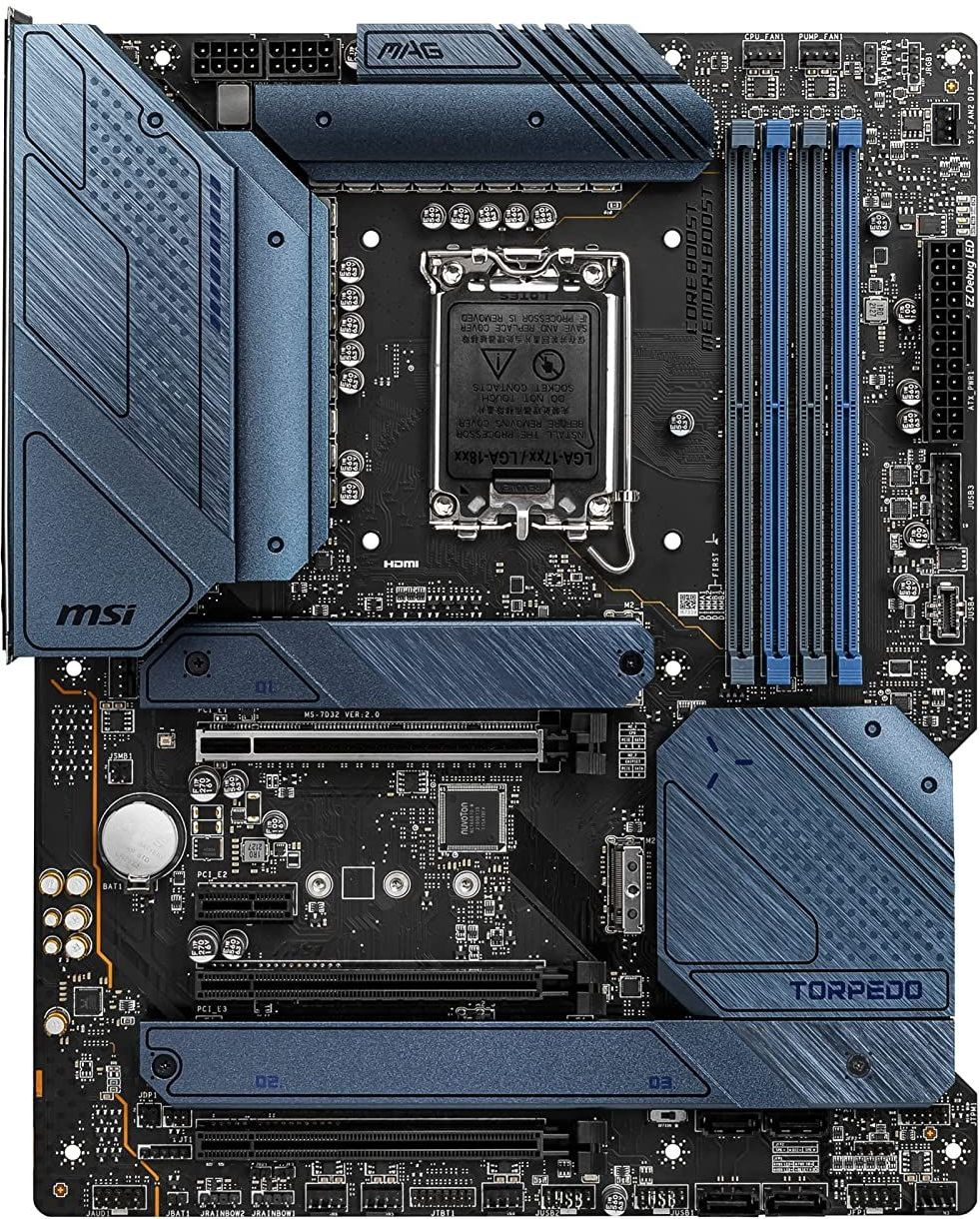 

Материнская плата MSI MAG Z690 TORPEDO, Материнская плата MSI MAG Z690 Torpedo