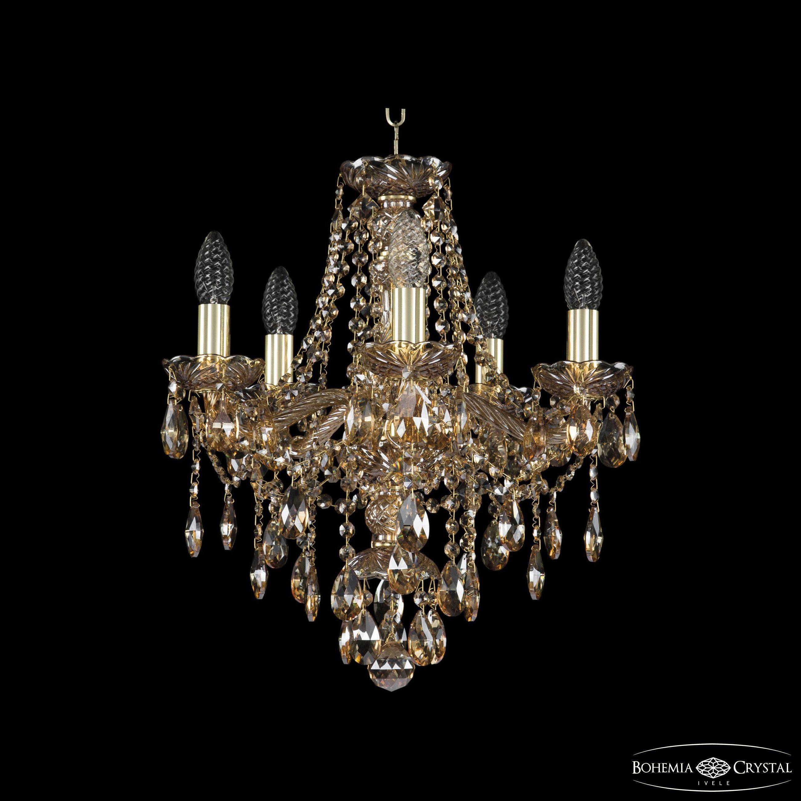 

Подвесная люстра Bohemia Ivele Crystal 1415/5/141 G M721
