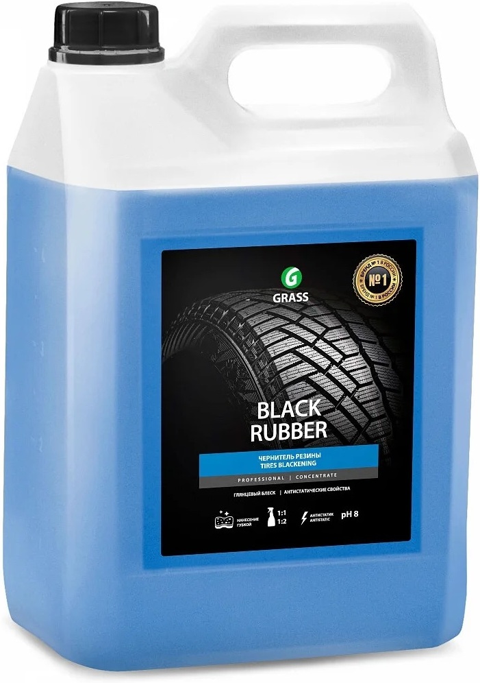 

Полироль для шин Grass Black Rubber 5,5 кг (110475), Полирующее средство Grass Black Rubber 5,5 кг (110475)