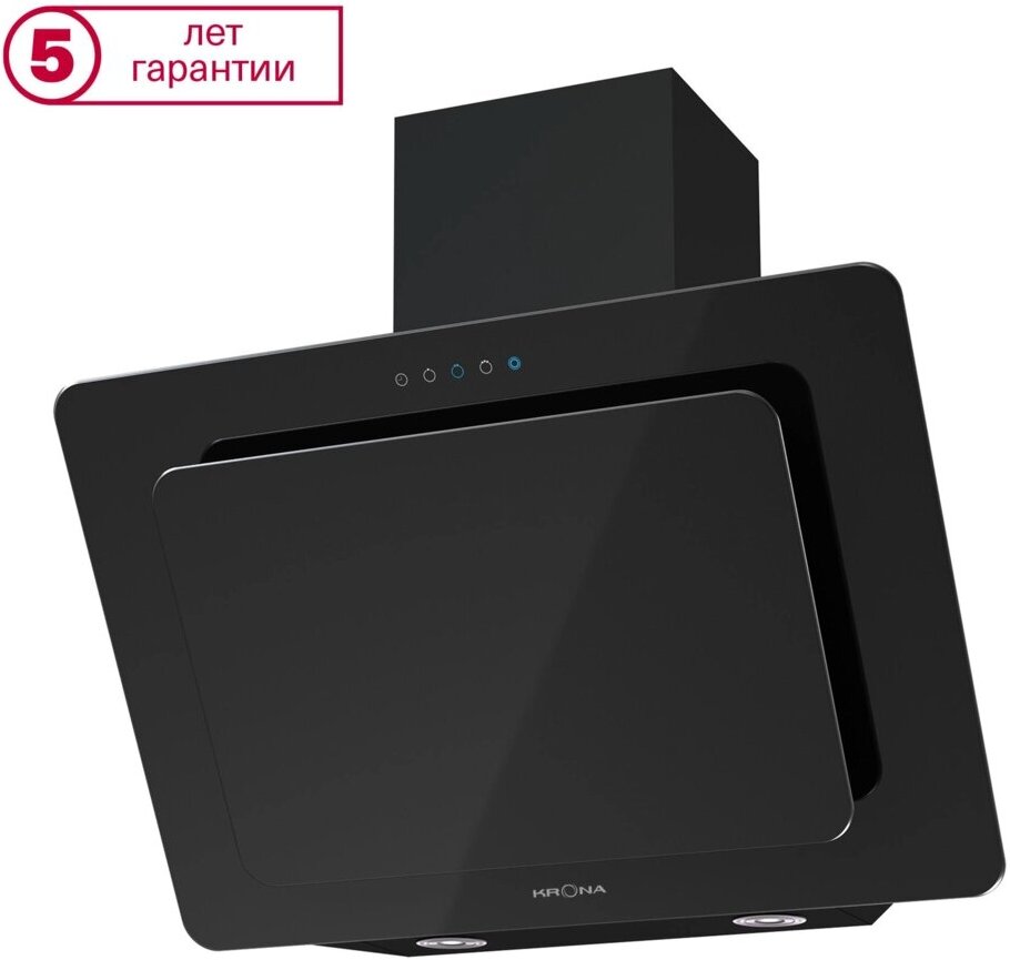 

Кухонная вытяжка Krona LIVA 600 black S, Кухонная вытяжка Krona Liva 600 S Black