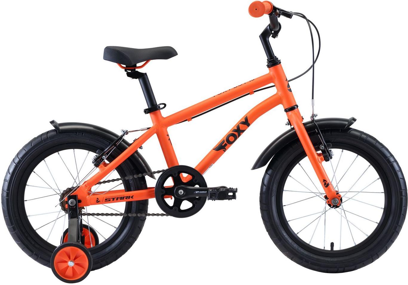 

Велосипед детский Stark Foxy 16'' Boy 2020 оранжевый/голубой/черный, Foxy 16 Boy 2020 детский