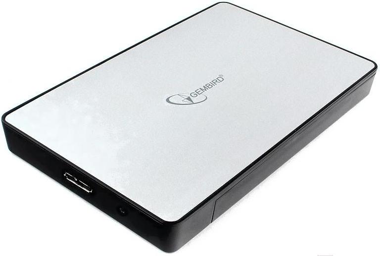 

Бокс для жесткого диска Gembird EE2-U3S-31P 2.5 серебристый, EE2-U3S-31P 2.5"