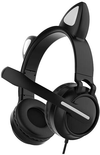 

Наушники QUMO Game Cat Black [33034], Наушники QUMO Game Cat 33034 Black