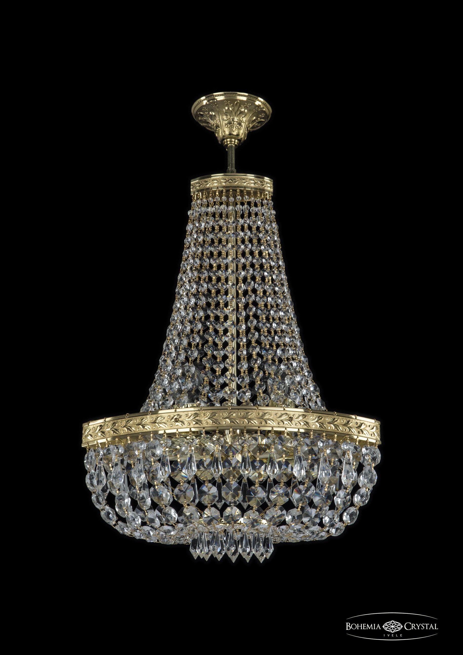 

Люстра на штанге Bohemia Ivele Crystal 19273/H2/35IV G