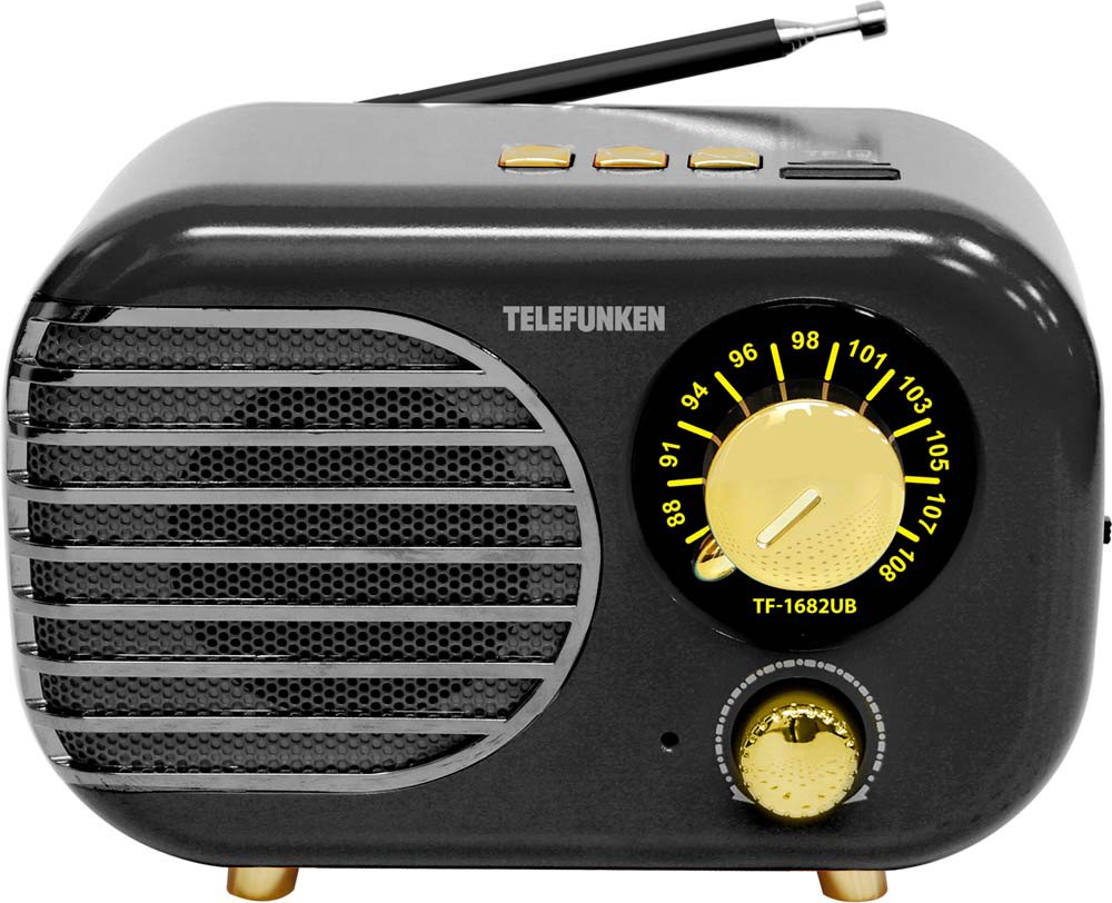 

Радиоприемник TELEFUNKEN TF-1682UB черный/золотой, Радиоприемник Telefunken TF-1682UB TF-1682UBBG черный/золотой