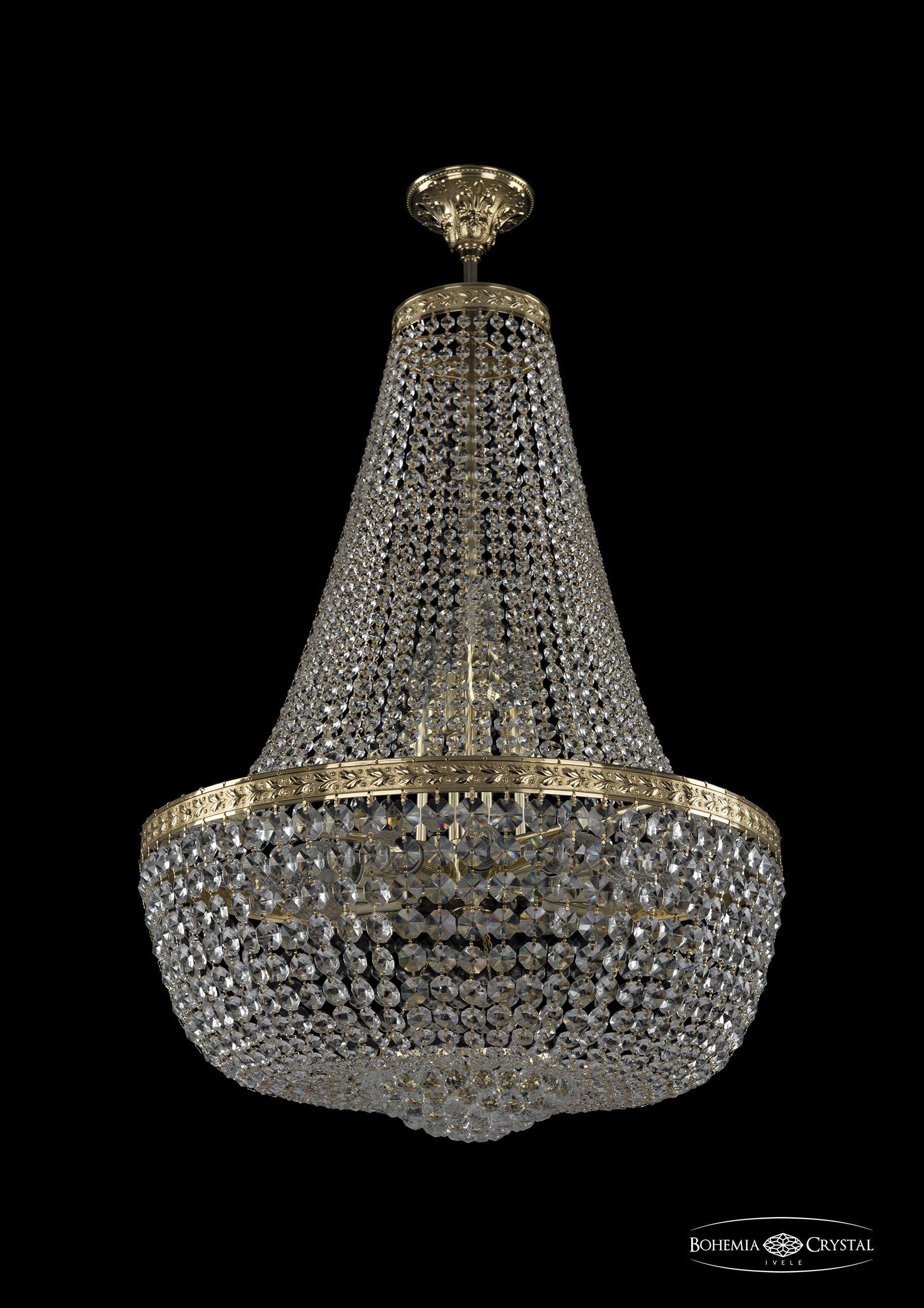 

Люстра на штанге Bohemia Ivele Crystal 19281/H2/55IV G