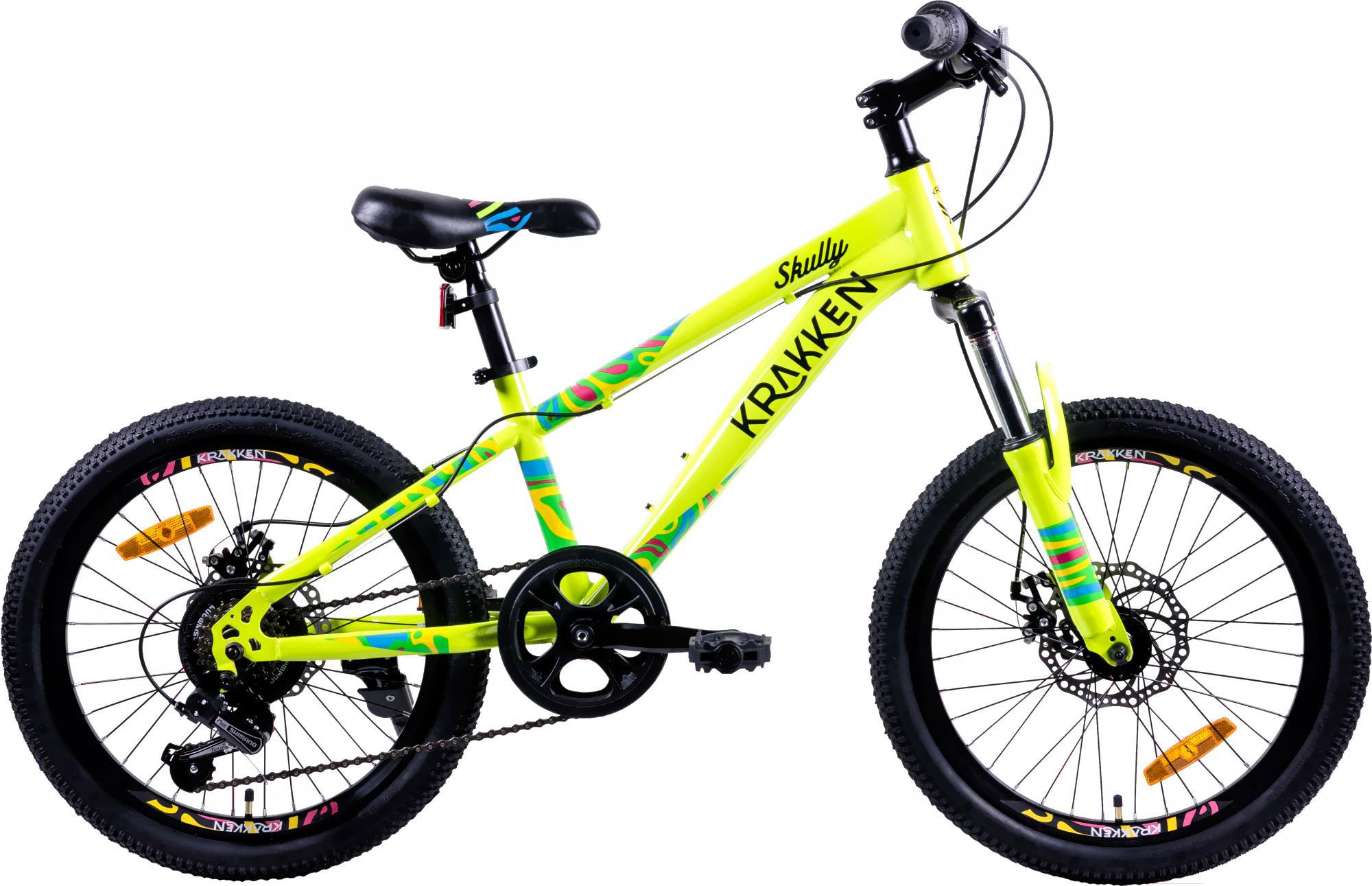

Велосипед детский Krakken Skully 20'' 2021 желтый, Skully 20 2021