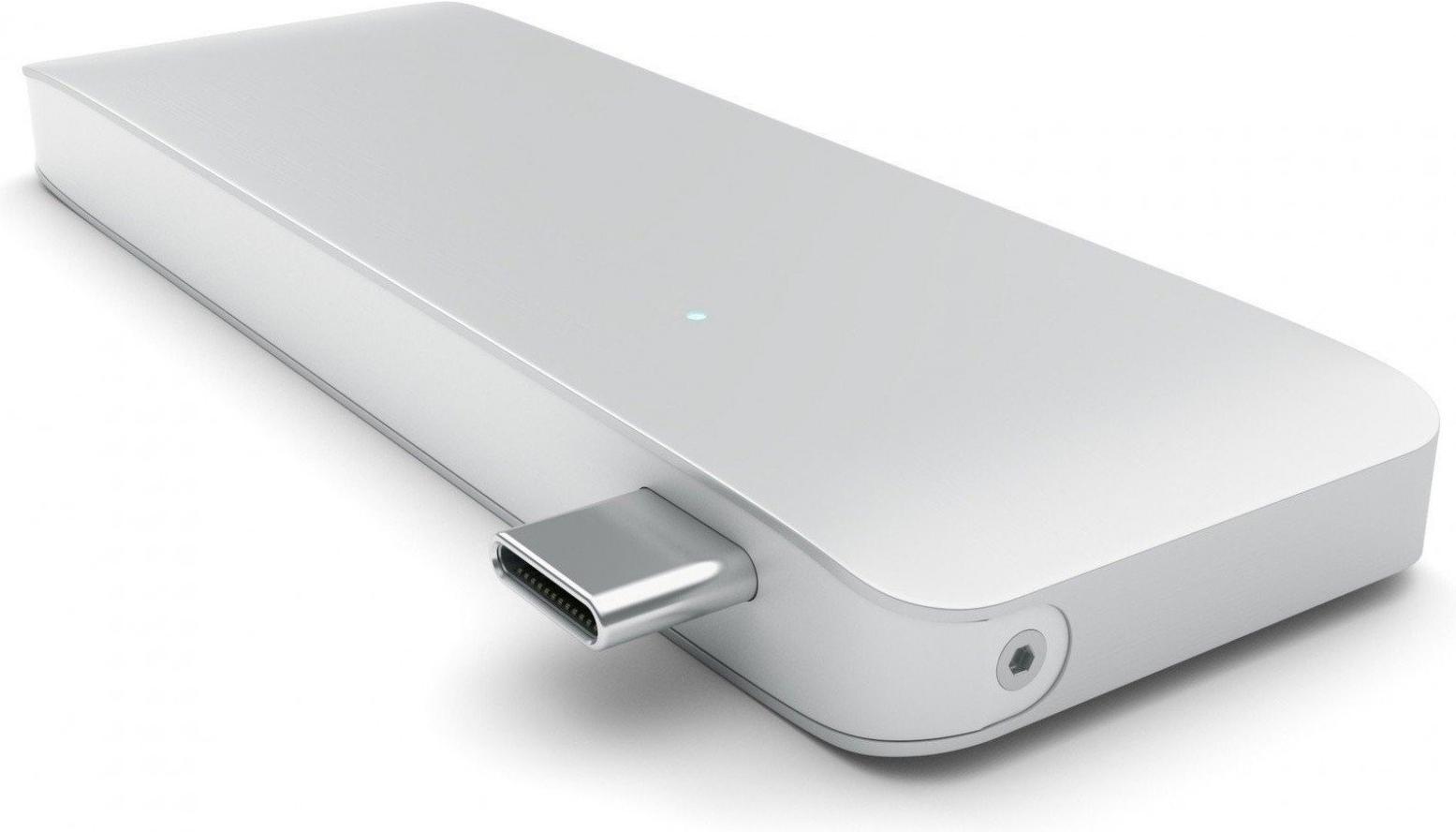 

Док-станция Satechi Passthrough Hub серебристый [ST-TCUPS], Type-C USB 3.0 Passthrough Hub