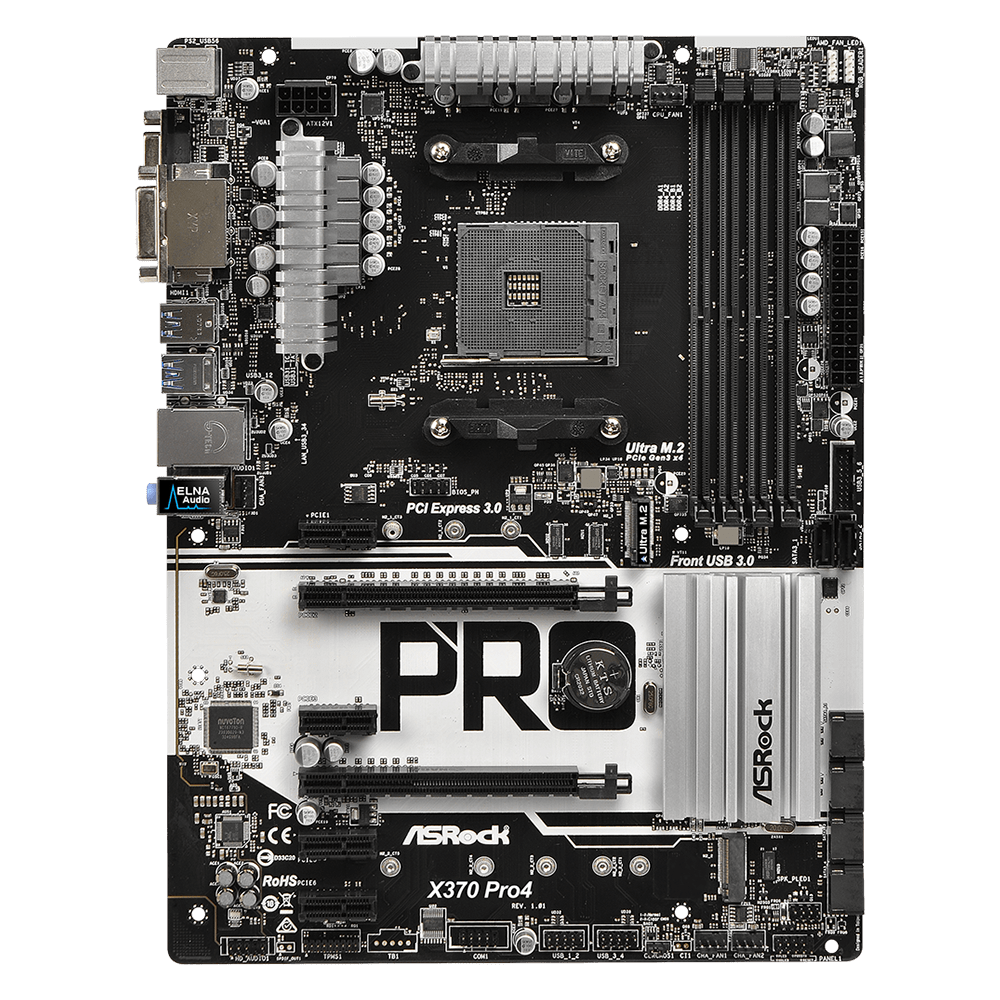 

Материнская плата ASRock X370 PRO4