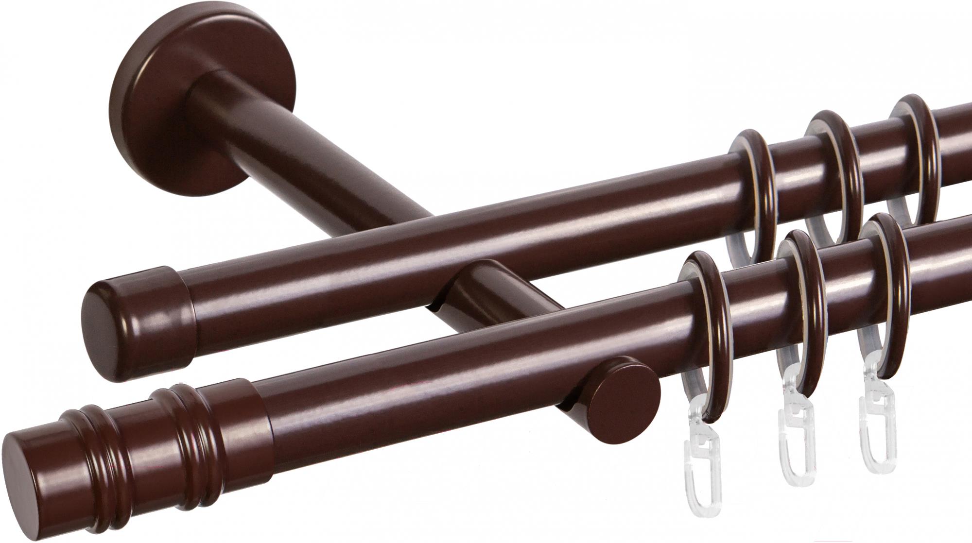 

Карниз АС ФОРОС Dance D19Г/19Г + наконечники Брут 3м шоколад, Dance D19Г/19Г + наконечники Брут 3м