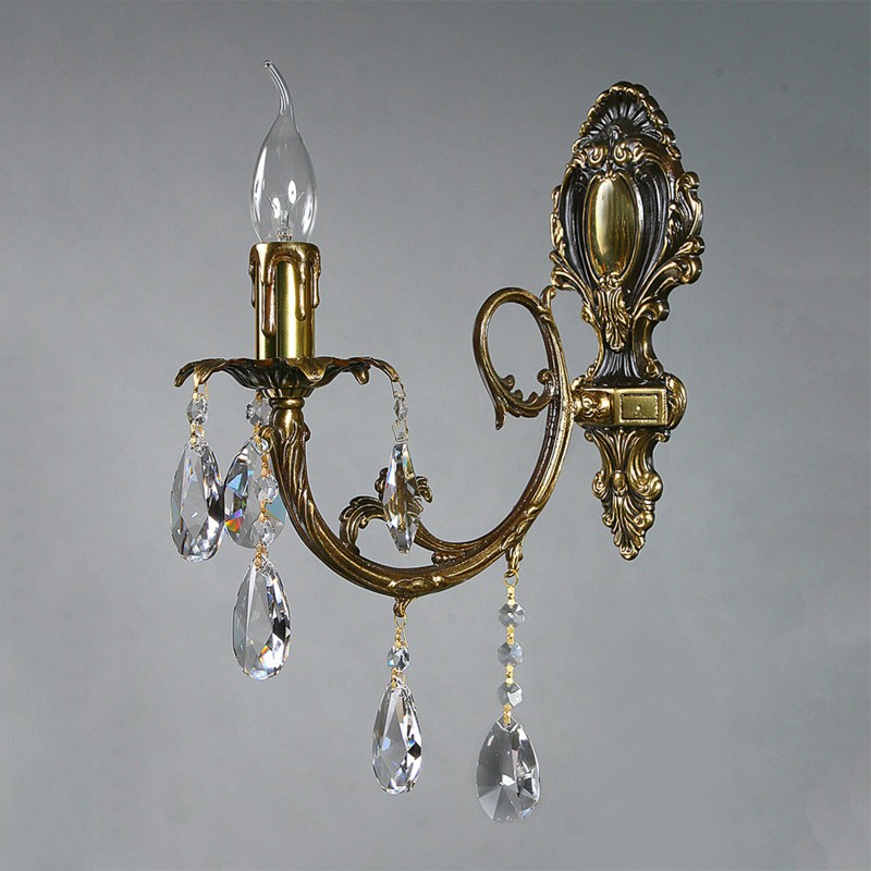 

Бра AMBIENTE by BRIZZI 8888/1 PB Tear drop [8888/1 PB Tear Drop], Бра AMBIENTE by BRIZZI 8888/1 PB Tear drop
