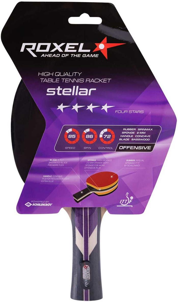 

Ракетка для настольного тенниса Roxel 4 Stellar коническая