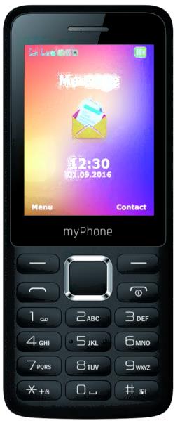 

Мобильный телефон MyPhone 6310 черный, 6310