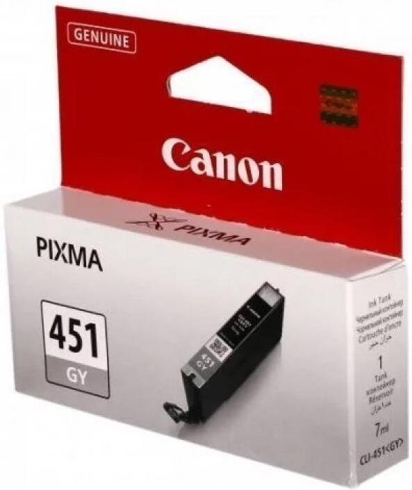 

Картридж для принтера Canon CLI-451GY (6527B001), Картридж Canon CLI-451GY серый (6527B001)